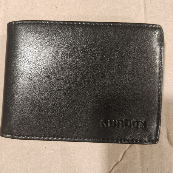 Black Leather Card Holder - Picture 1 of 9